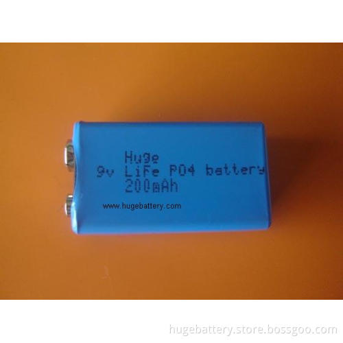 9v LiFe Po4 battery
